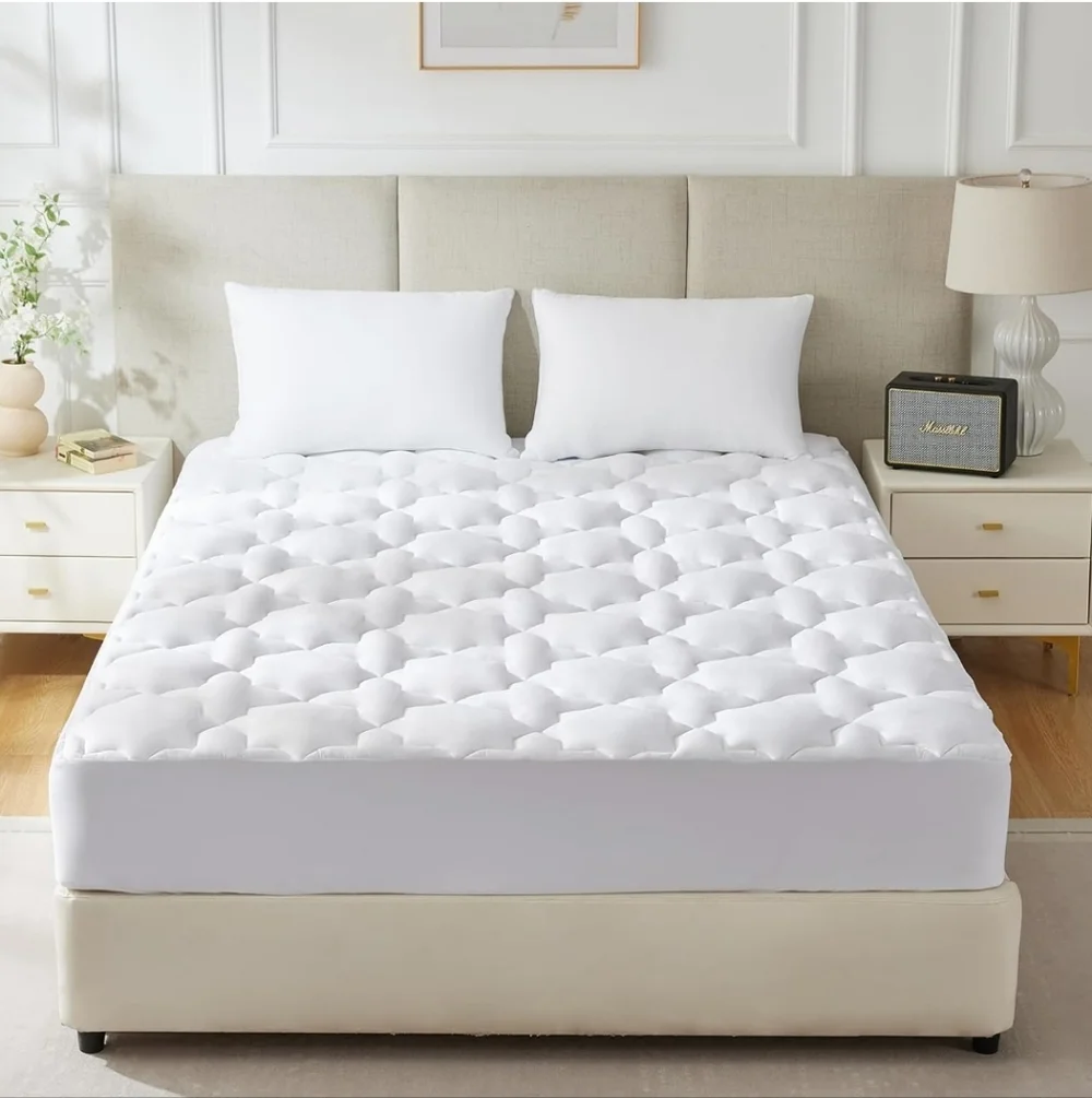 Premium White Quilted Mattress Protector